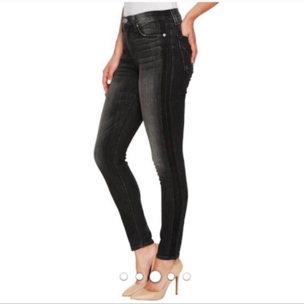 Hudson Barbara High Waste Skinny, size 29. Black Onix finish